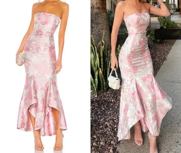 Sweetheart Sleeveless Mermaid Satin Long Evening Prom Dresses SD1584